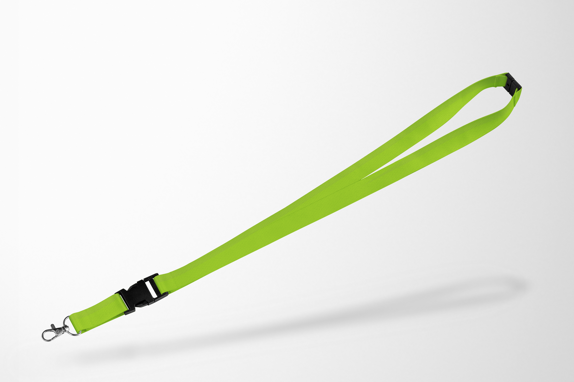 Ett foto av Nyckelband i lager utan tryck från JM Band®. Köp Nyckelband i Grön här.