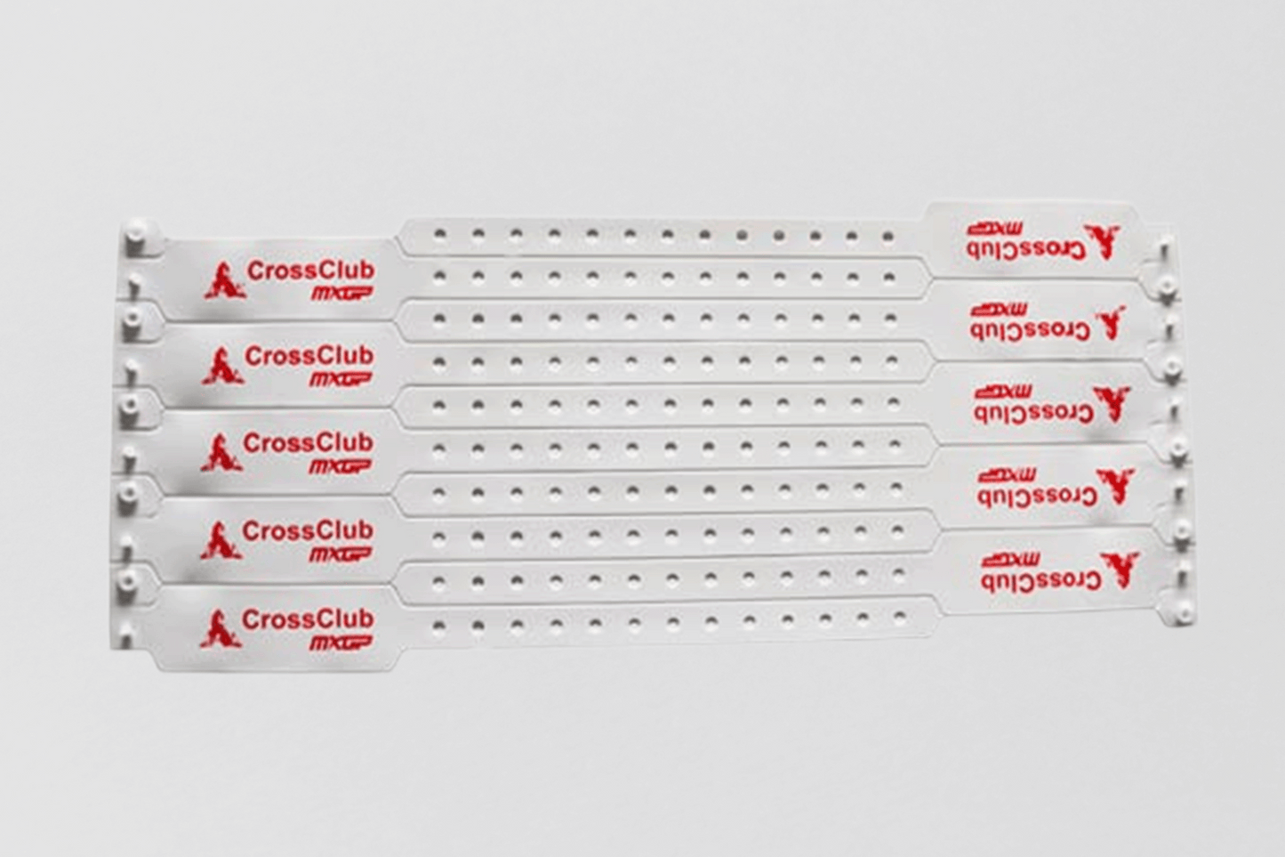 Ett foto av Plastarmband "W" med Tryck från JM Band®. Köp Plastikarmband i Blå här.