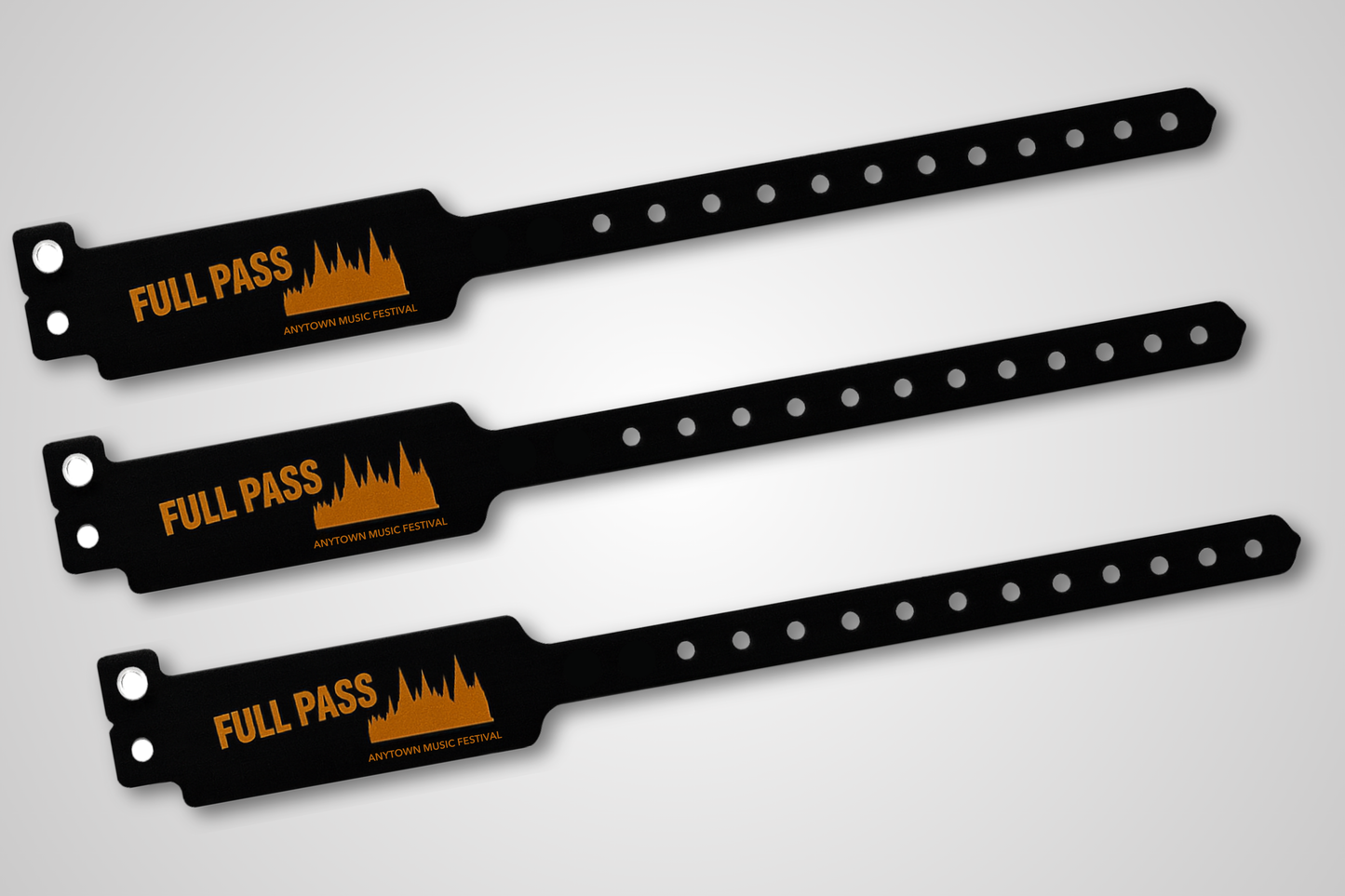 Plastarmband "W" med Tryck