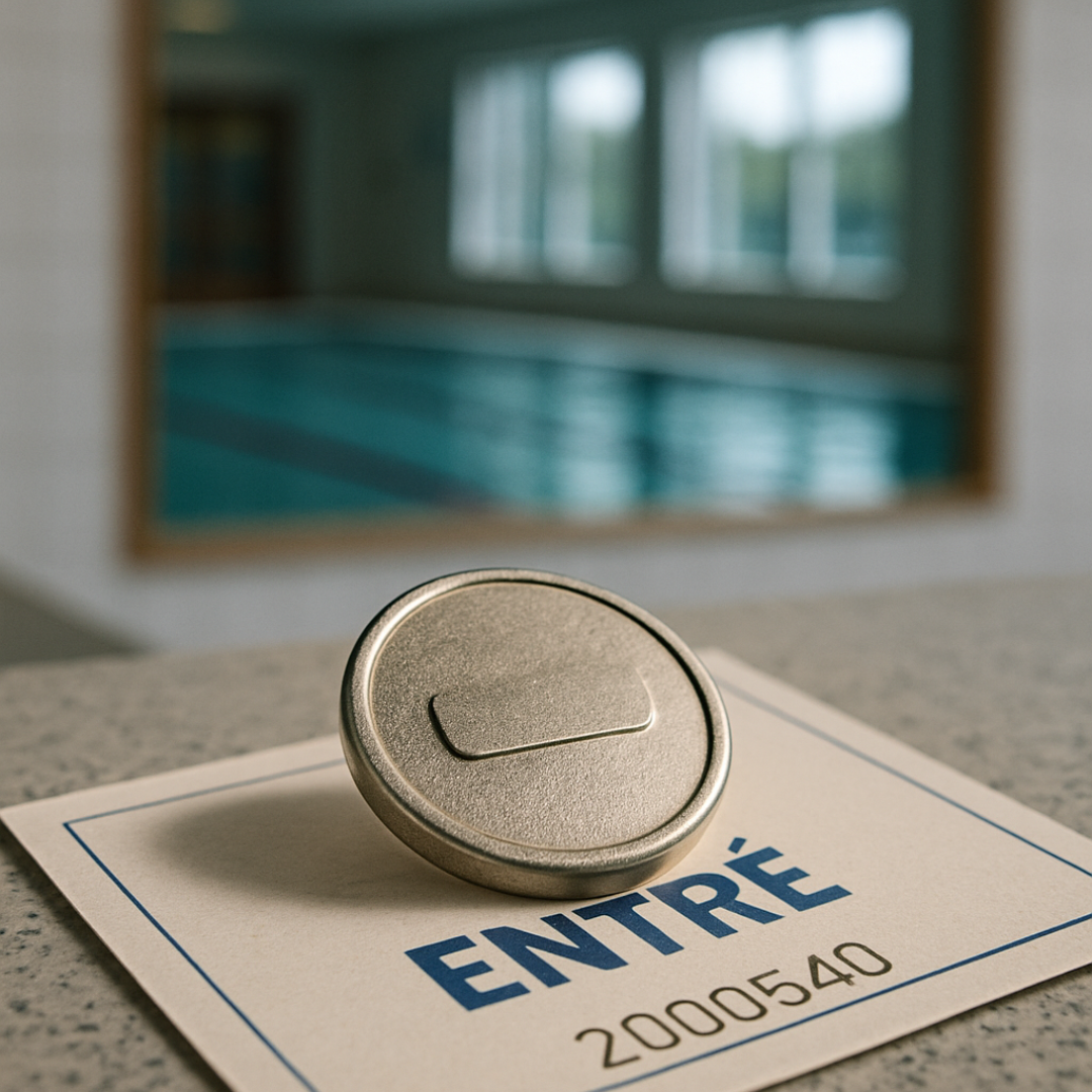 Präglade Metall Polletter från JM Band®. Köp Polletter i 30 mm här.