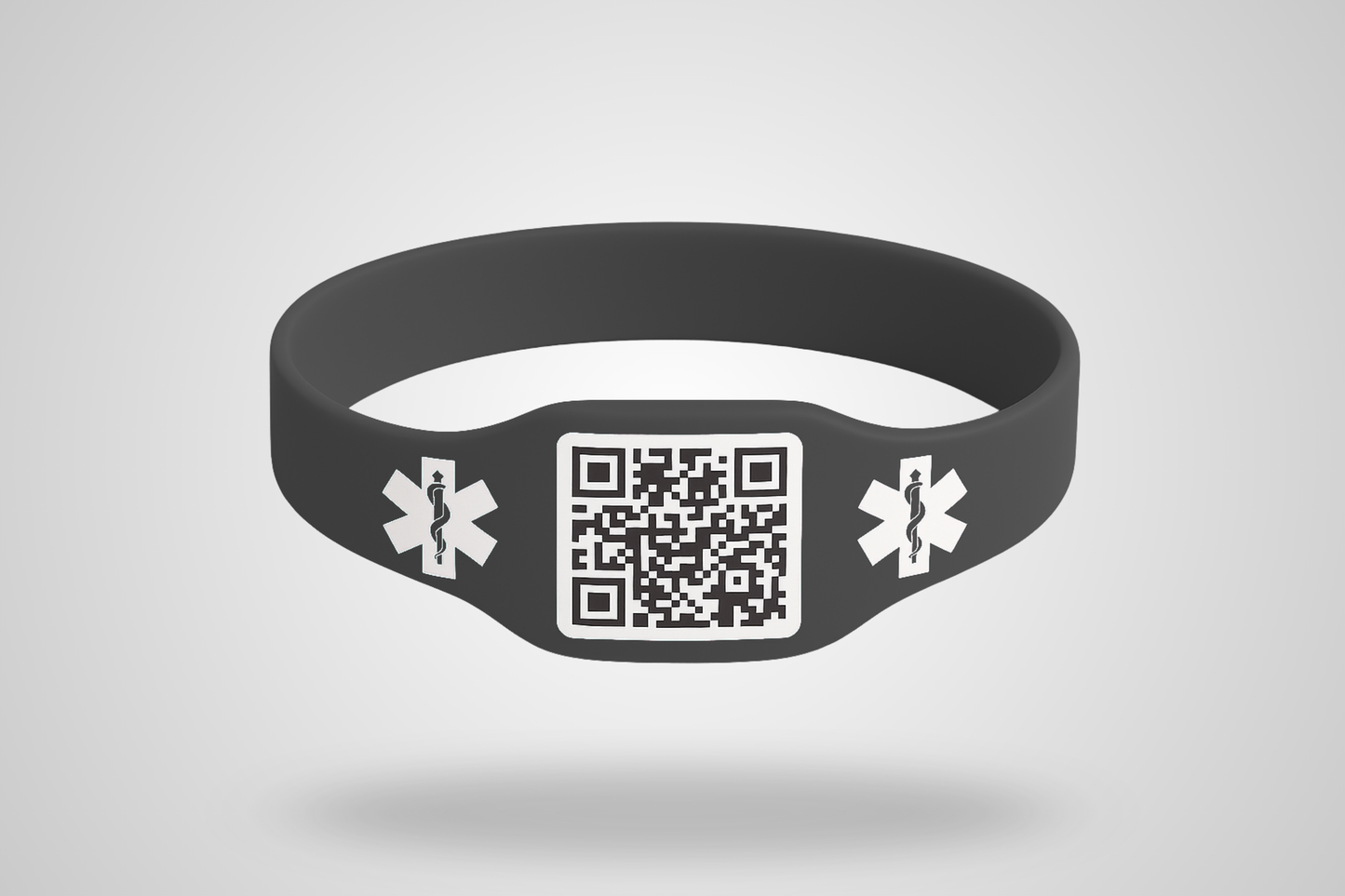 Silikonarmband med QR-Kod