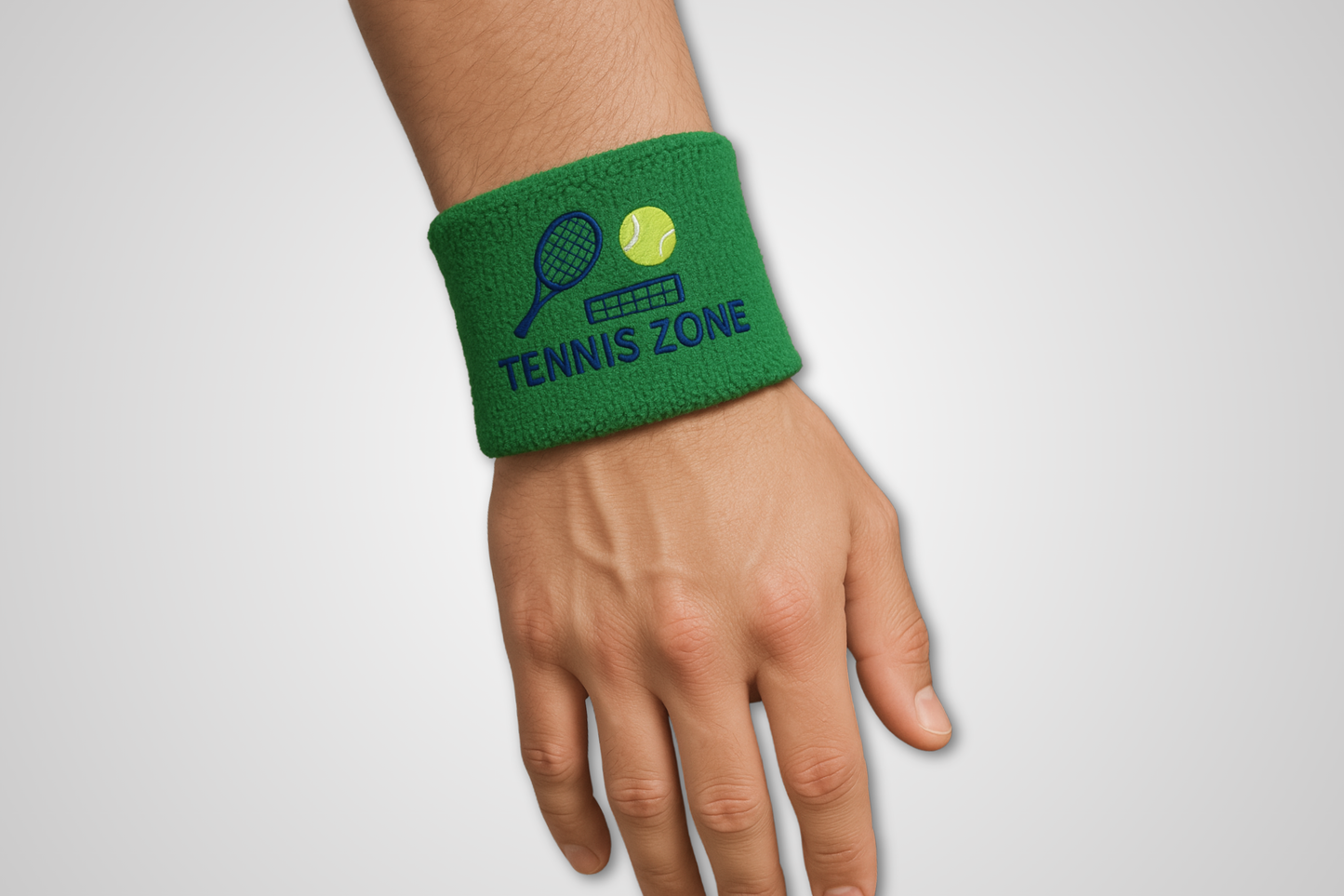 Svettarmband broderad