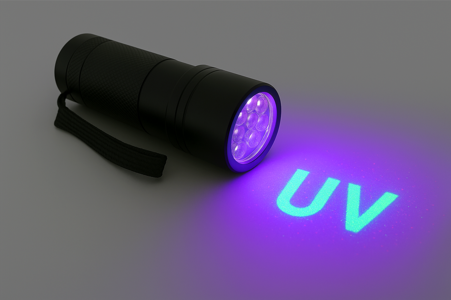 UV ficklampa LED spektrum