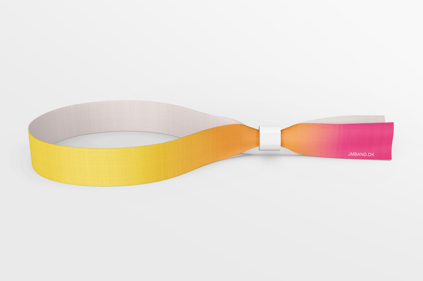 Ett foto av Hållbara Festivalarmband från JM Band®. Köp Tygarmband i Gul här.