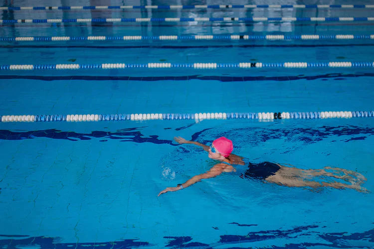 Woman swimming