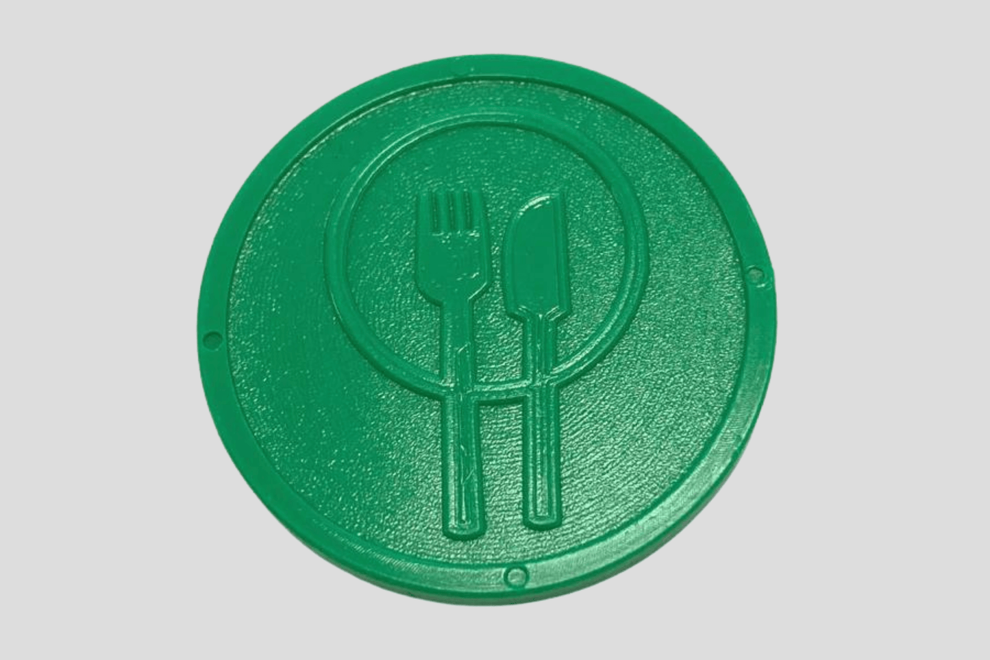 Ett foto av Präglade Plastpolletter i Lager från JM Band®. Köp Polletter i 1000 här.
