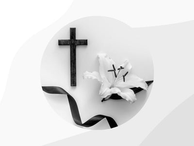 Vad skriver man på en begravningsbukett?