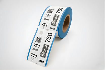 Garderobsbiljetter med Tryck