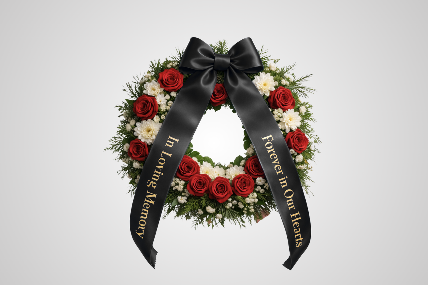 ECO Satin Bukettband med Tryck
