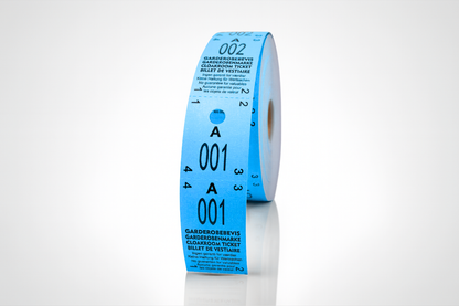 Garderobsbiljetter 2-delat (500 st)