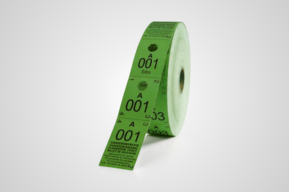 Garderobsbiljetter 3-delat (500 st)