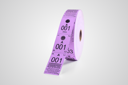 Garderobsbiljetter 3-delat (500 st)