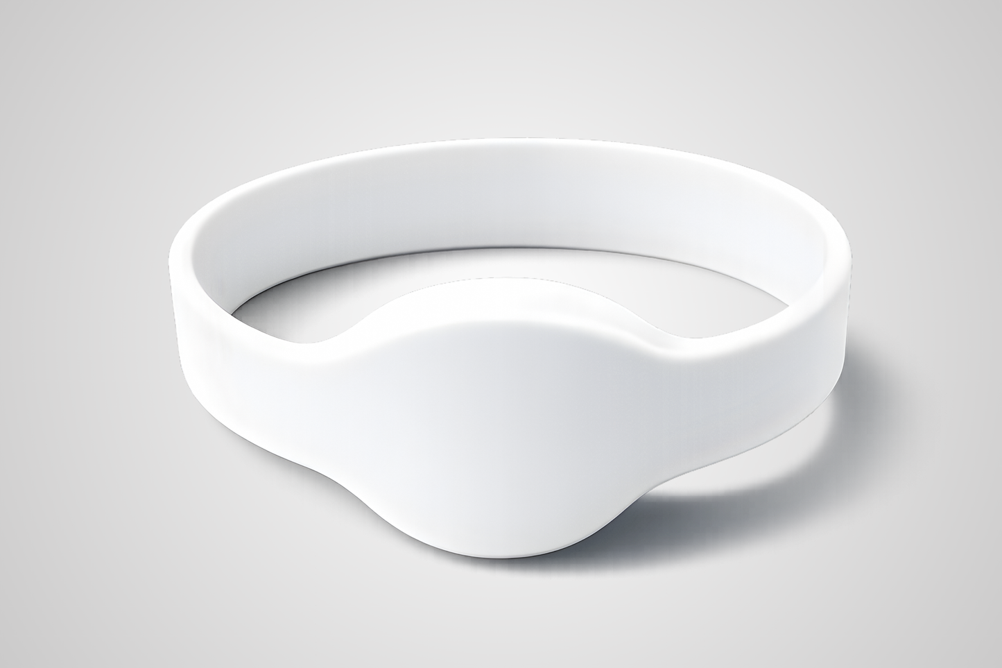 NFC silikonarmband med oval chip