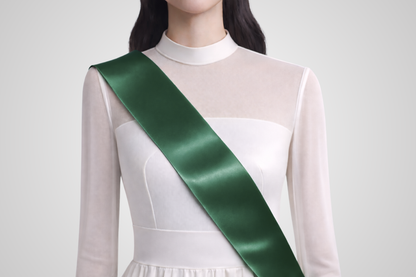 Ordensband ECO Satin utan tryck