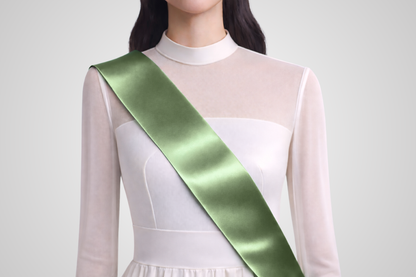 Ordensband ECO Satin utan tryck