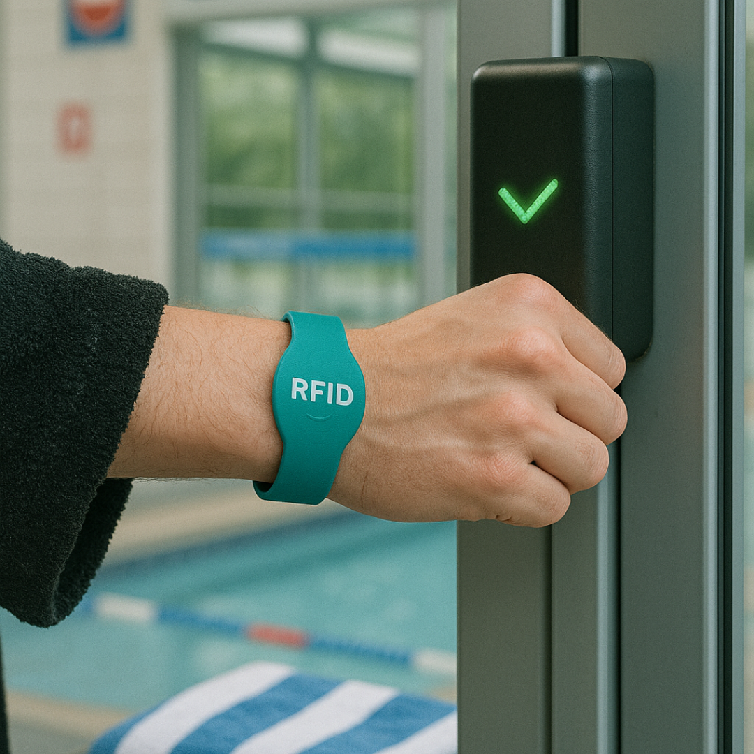 Ett foto av Silikonarmband med Fudan FM 1108 från JM Band®. Köp Silikonarmband här.