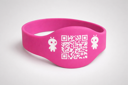 Silikonarmband med avancerad RFID och QR-kode från JM Band®