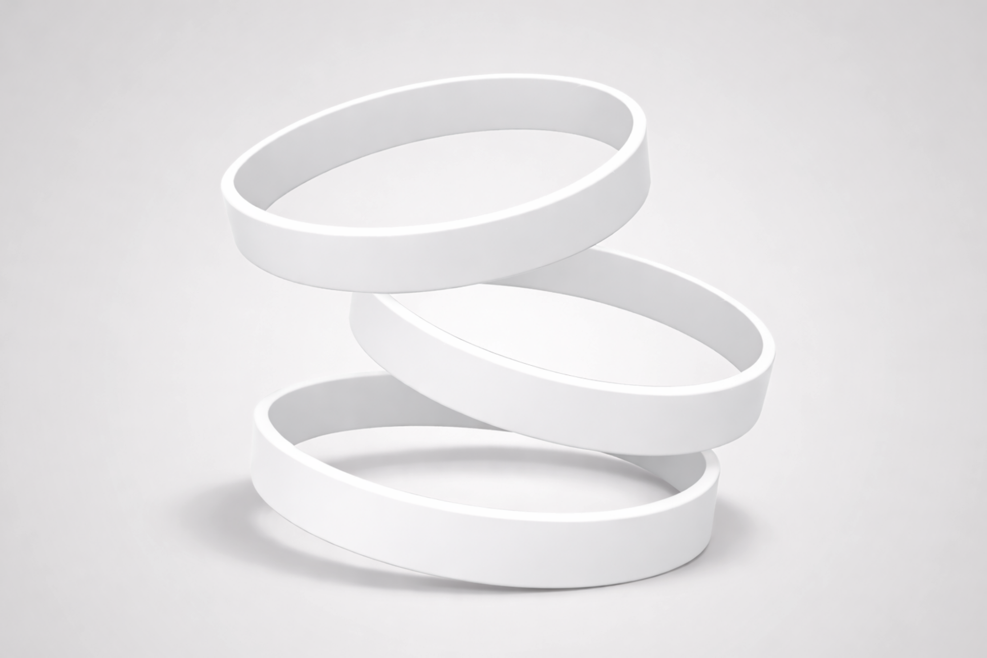 Ett foto av Silikonarmband utan Tryck från JM Band®. Köp Silikonarmband i hvit här.