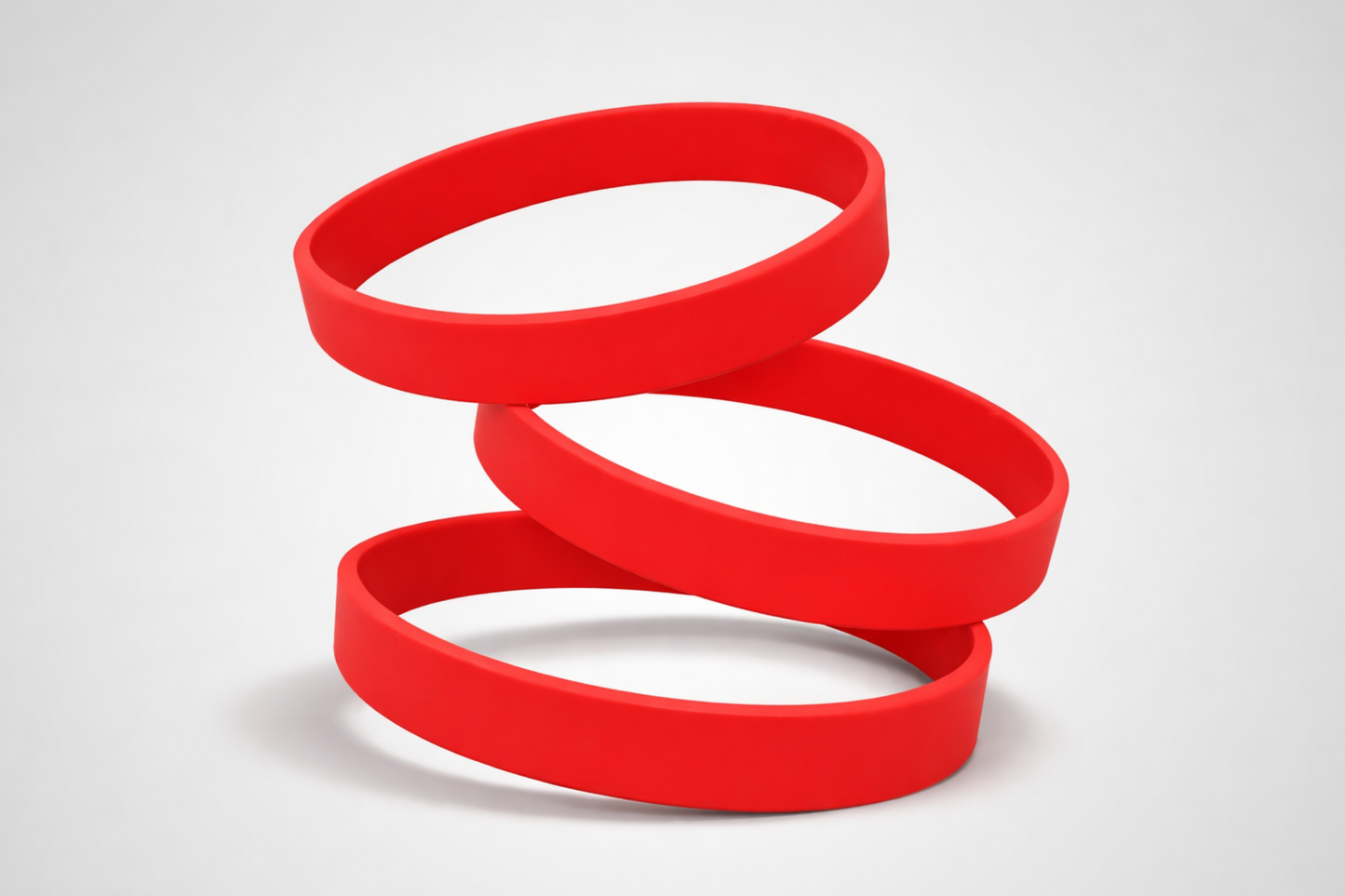 Ett foto av Silikonarmband utan Tryck från JM Band®. Köp Silikonarmband i rød här.