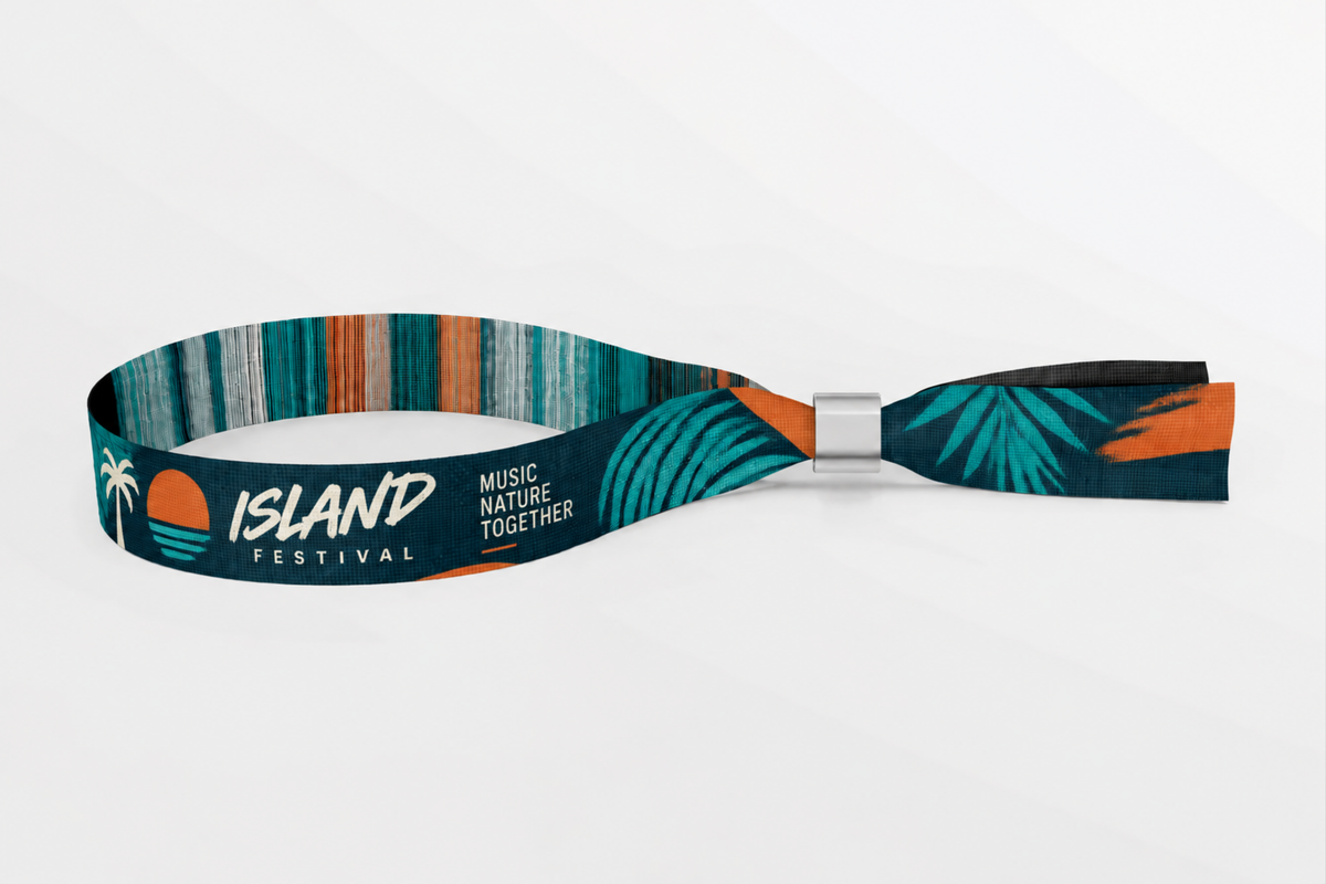 Vävda festivalarmband